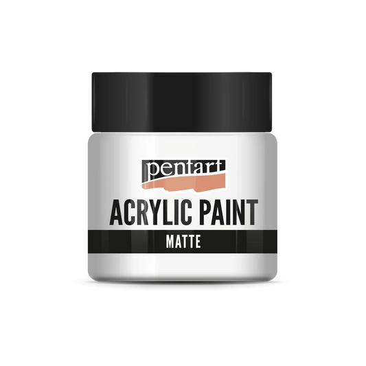Pentart akryylimaali 50 ml matta, eri värejä