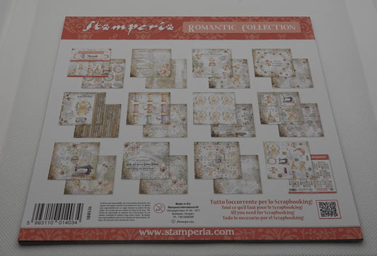 Kartonkilehtiö "Romantic collection"