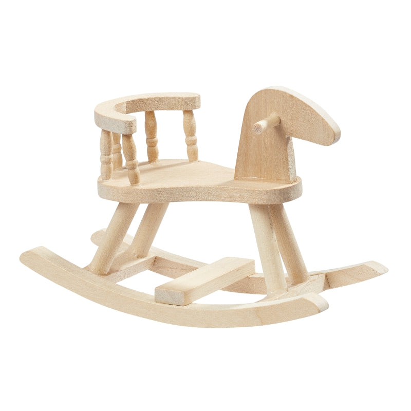 Nukkekodin keinuhevonen