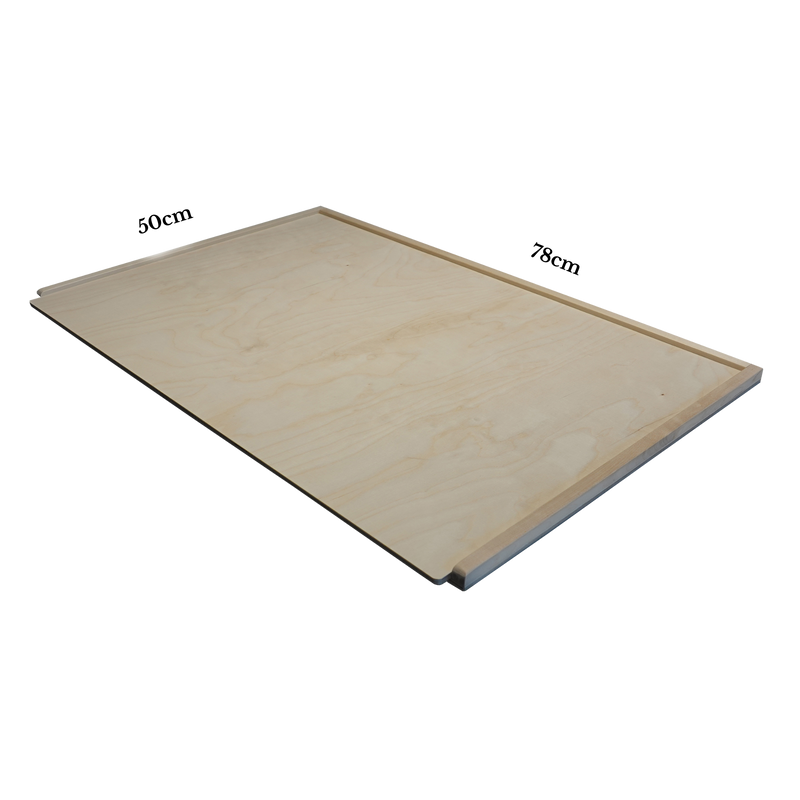 Puinen leivinlauta, matalareunainen