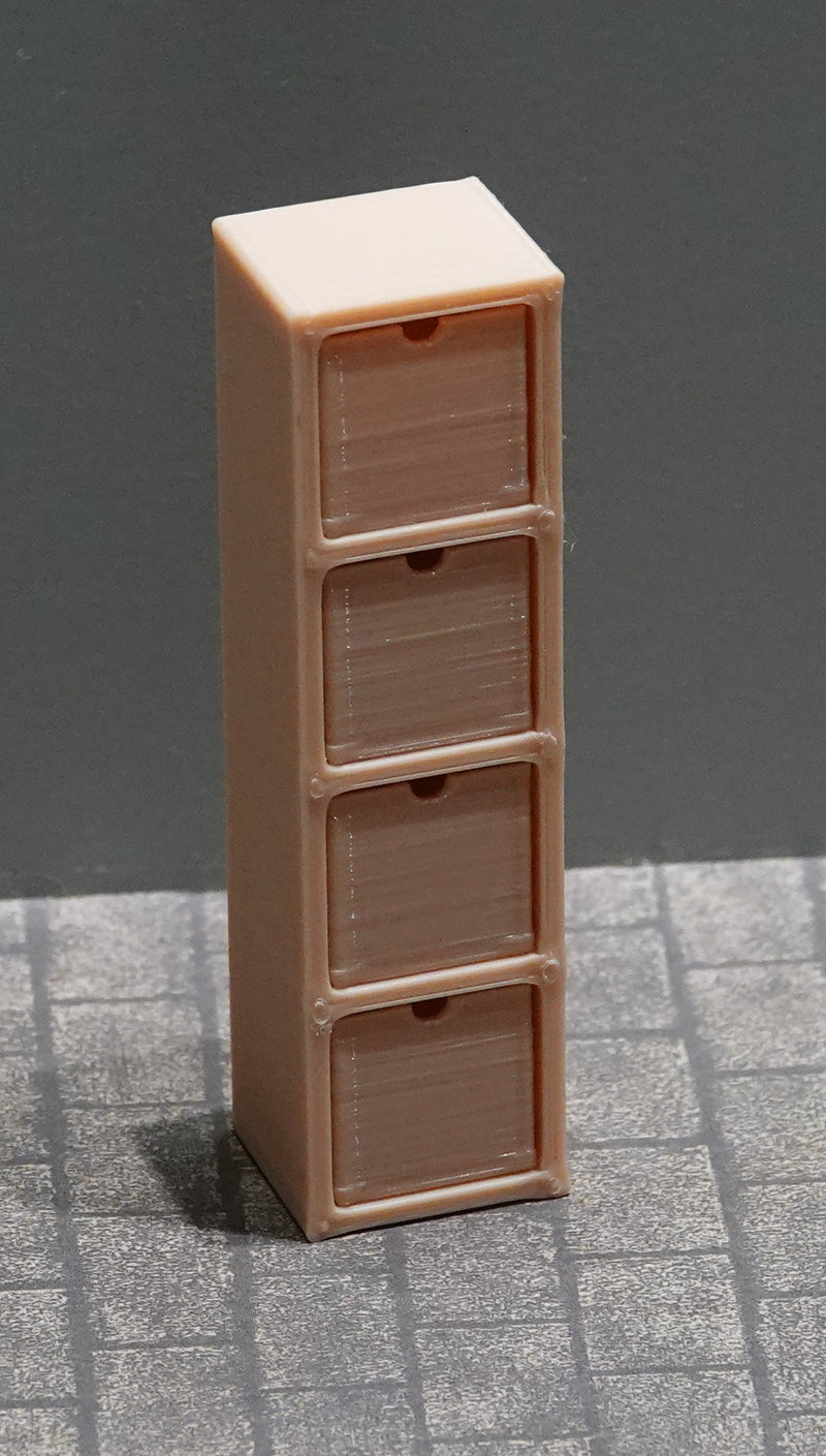 Lokerikko 1:6, eri värejä