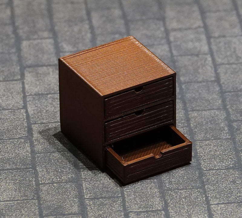 Minilaatikosto,  eri värejä ja kokoja