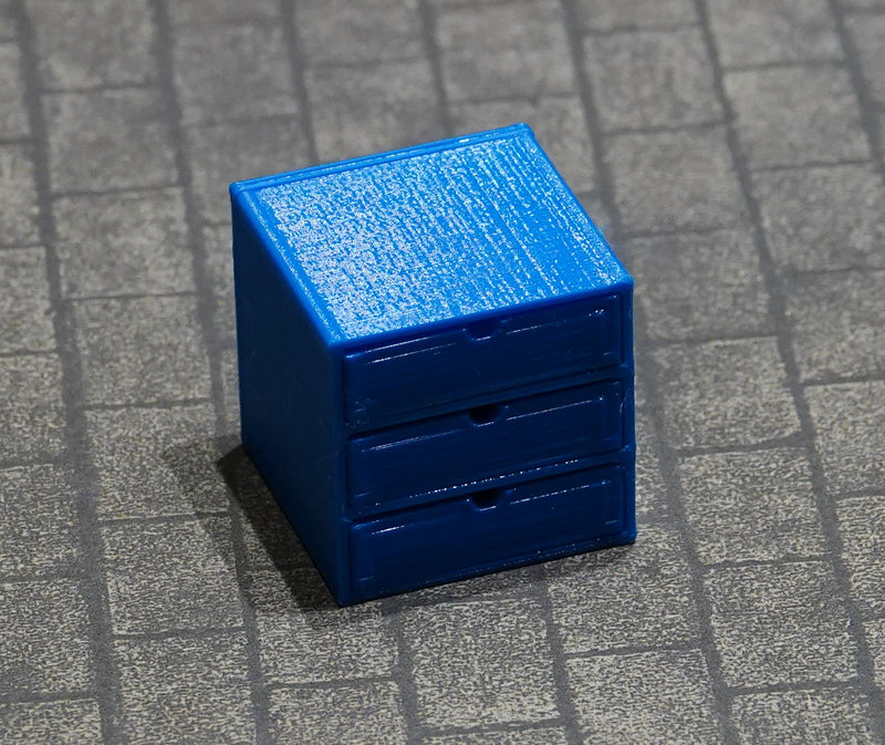 Minilaatikosto,  eri värejä ja kokoja