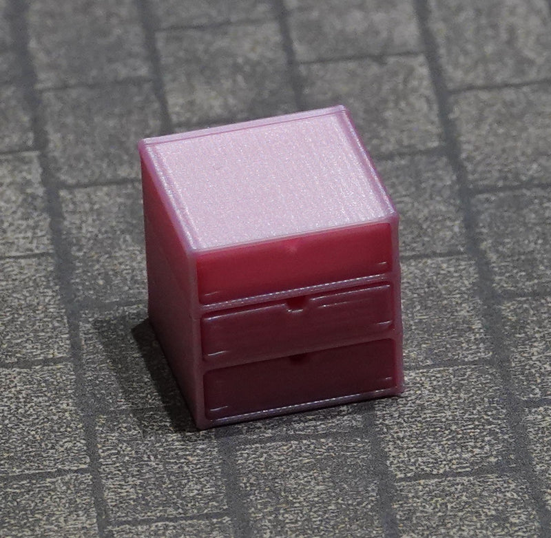 Minilaatikosto,  eri värejä ja kokoja