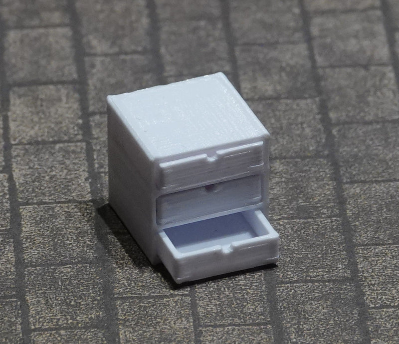 Minilaatikosto,  eri värejä ja kokoja