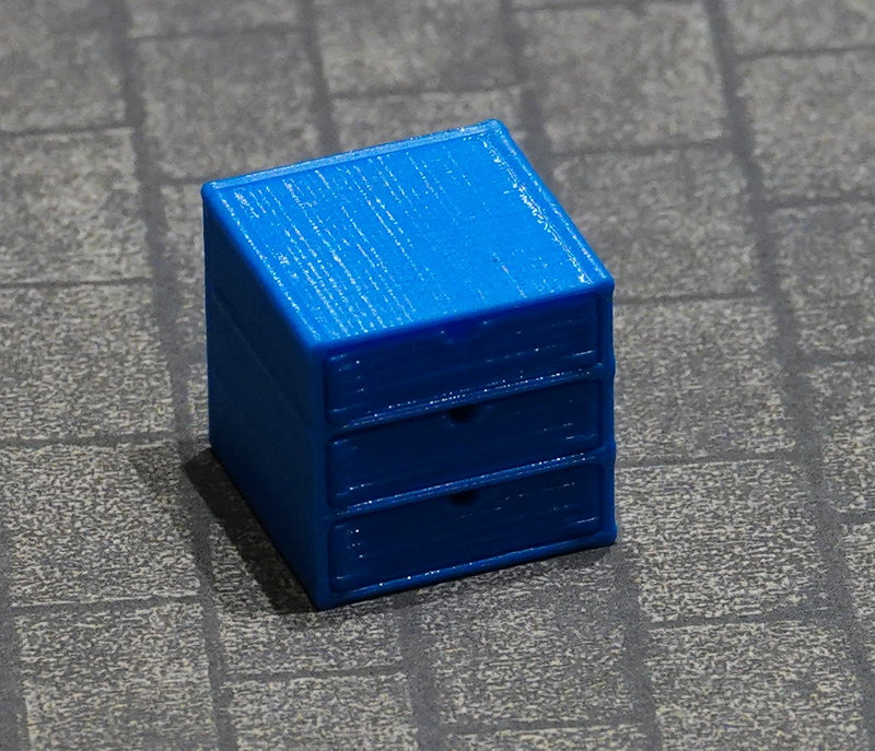 Minilaatikosto,  eri värejä ja kokoja