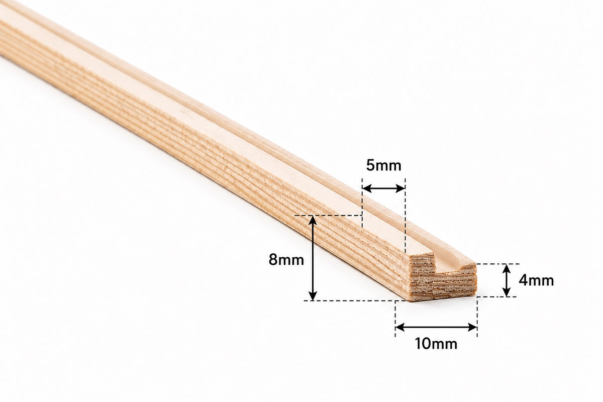 Puinen kulmalista 30 cm