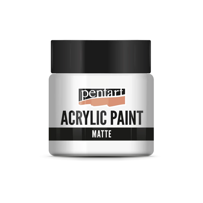 Pentart akryylimaali 50 ml matta, eri värejä