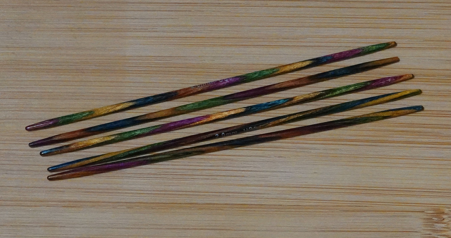 KnitPro Symfonie sukkapuikot 10 cm, eri kokoja