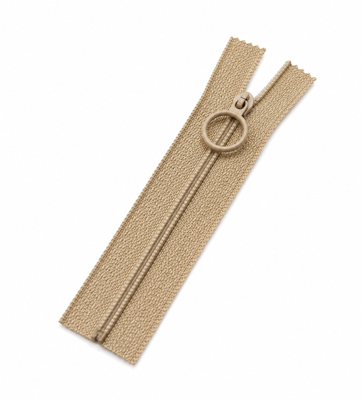 Vetoketju 6 cm, beige