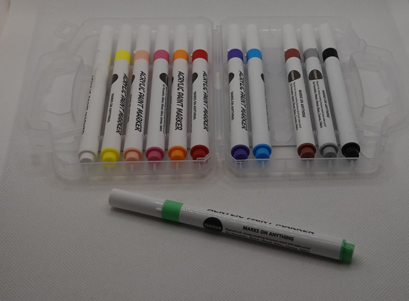 Akryylitussit 12 kpl