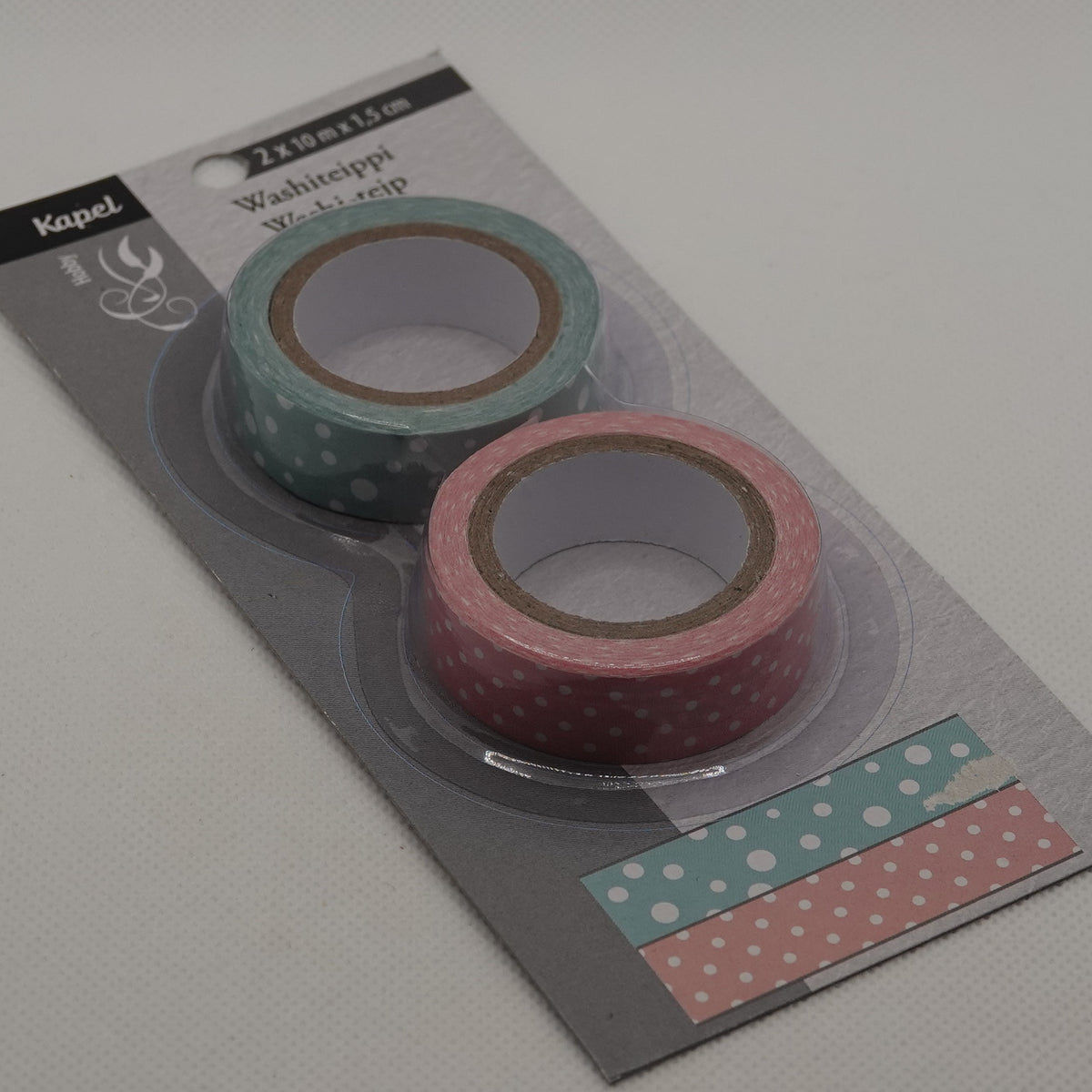 Washiteippi 2 kpl "pisteet"
