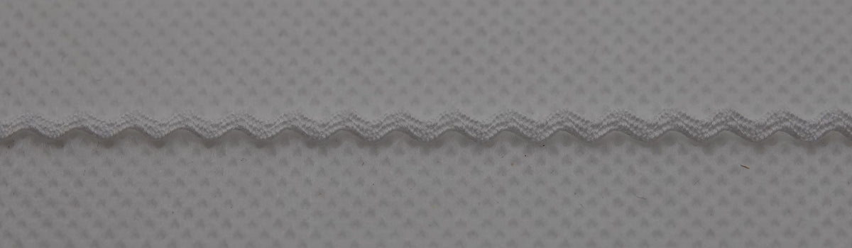 Siksak-nauha 1,5 mm, valkoinen