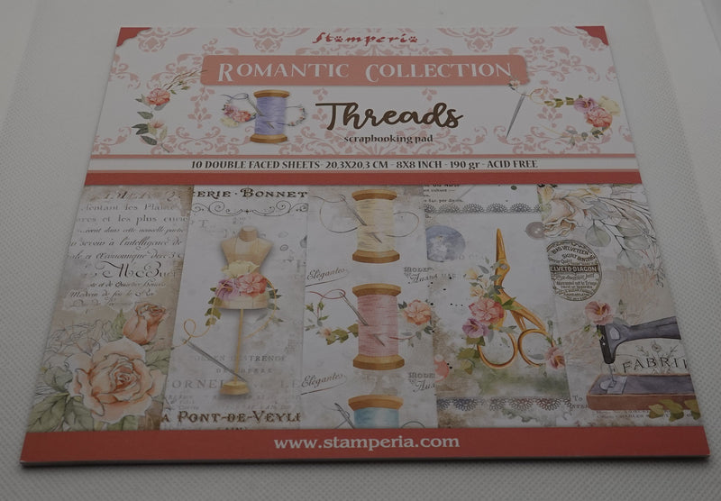 Kartonkilehtiö "Romantic collection"