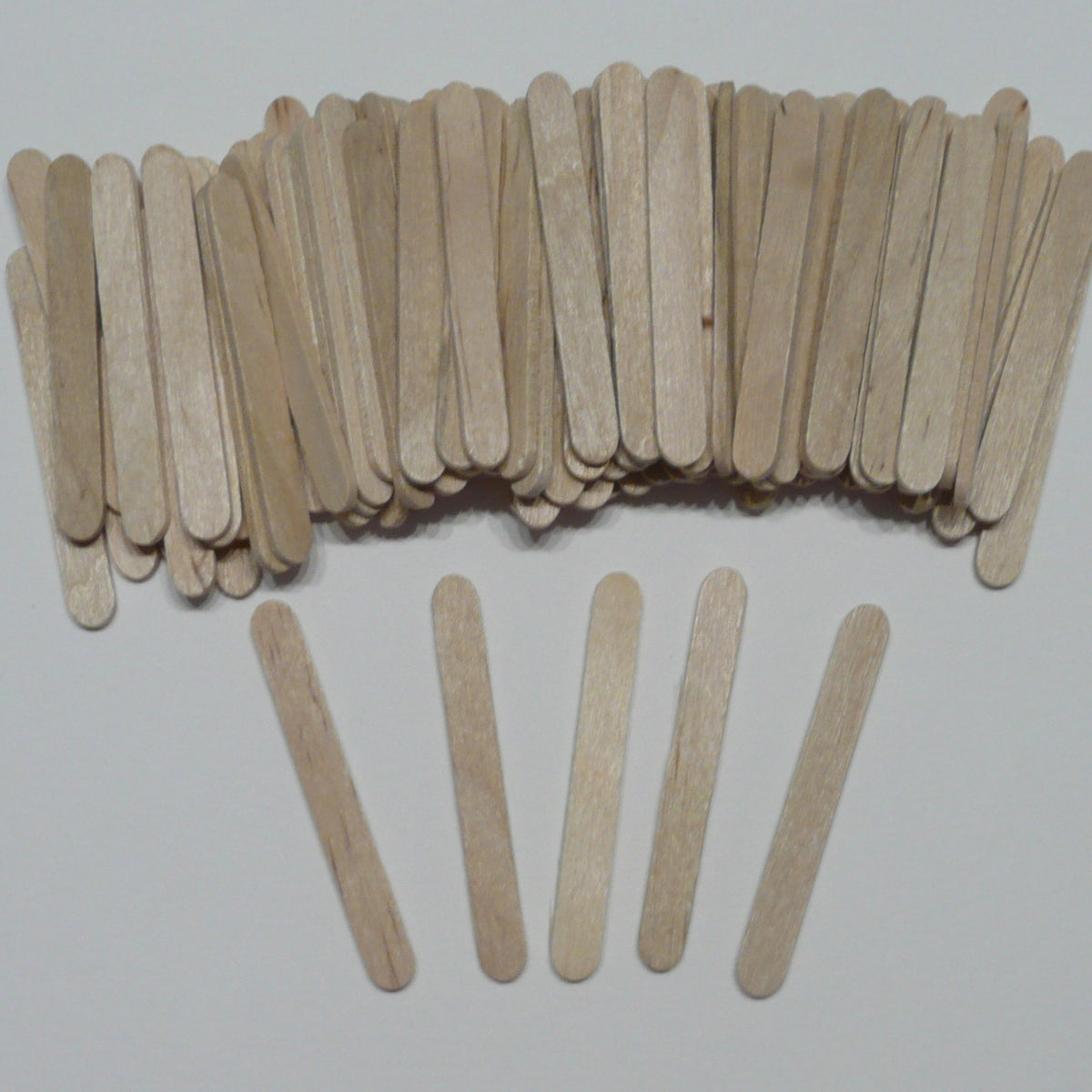 Lyhyt jäätelötikku askarteluun, 100 kpl