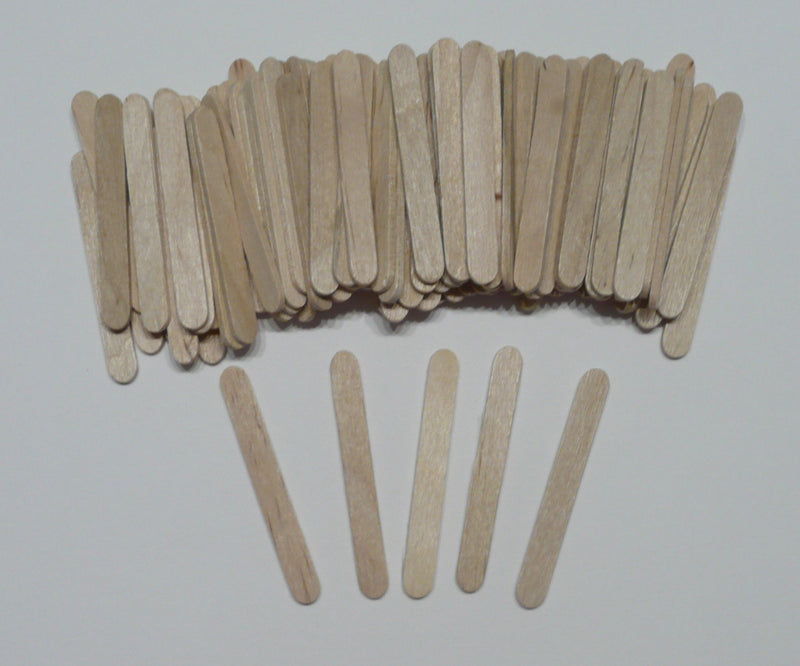 Lyhyt jäätelötikku askarteluun, 100 kpl