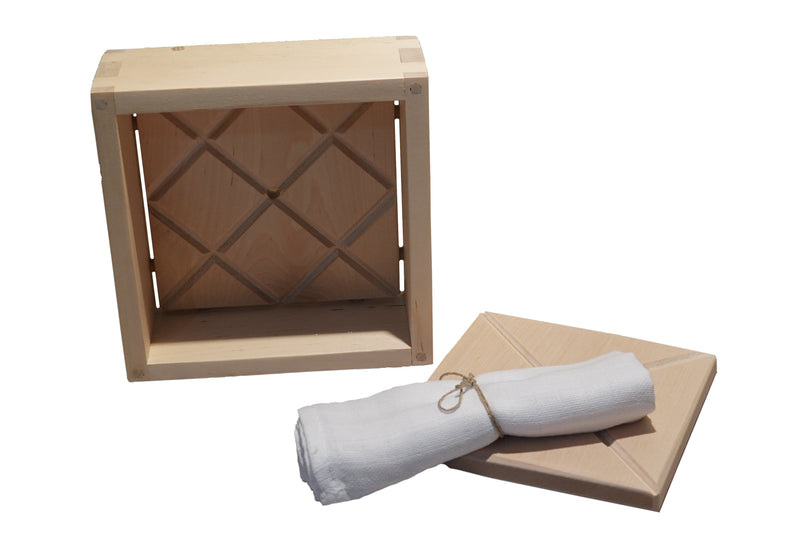 Puinen juustomuotti, malli 3