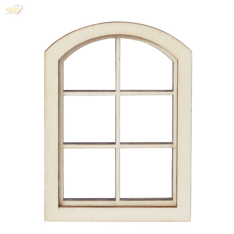 Kaari-ikkuna nukkekotiin