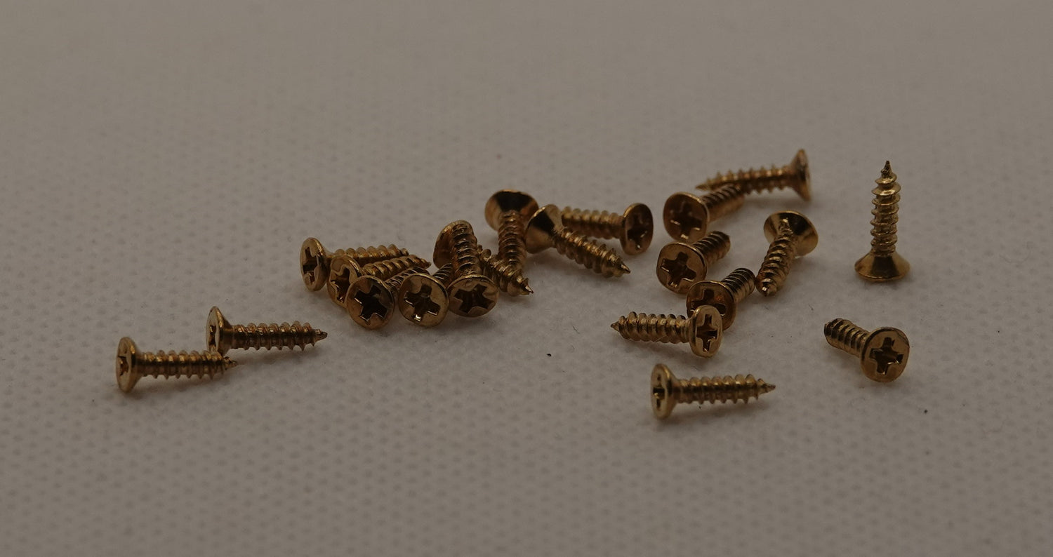 Ruuvi 2 x 8 mm, kulta 20 kpl