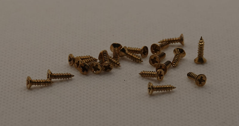 Ruuvi 2 x 8 mm, kulta 20 kpl