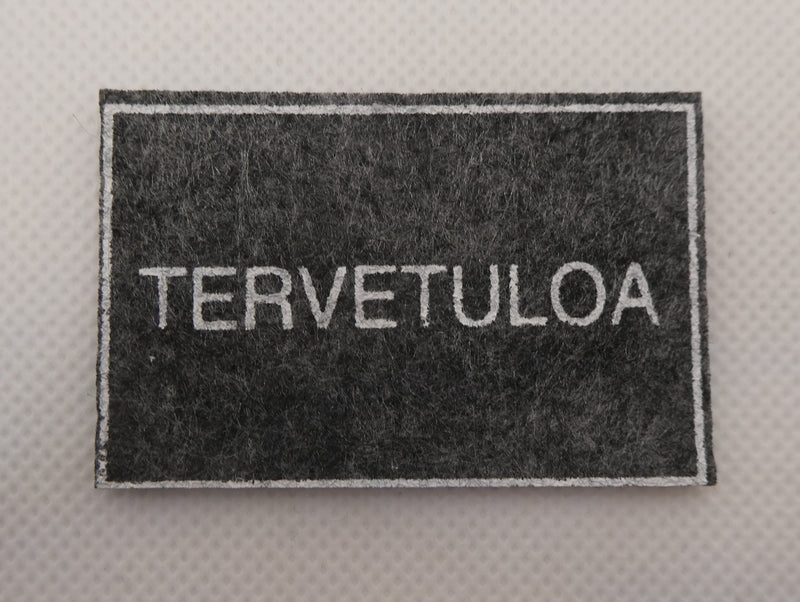 Tervetuloa-kynnysmatto nukkekotiin