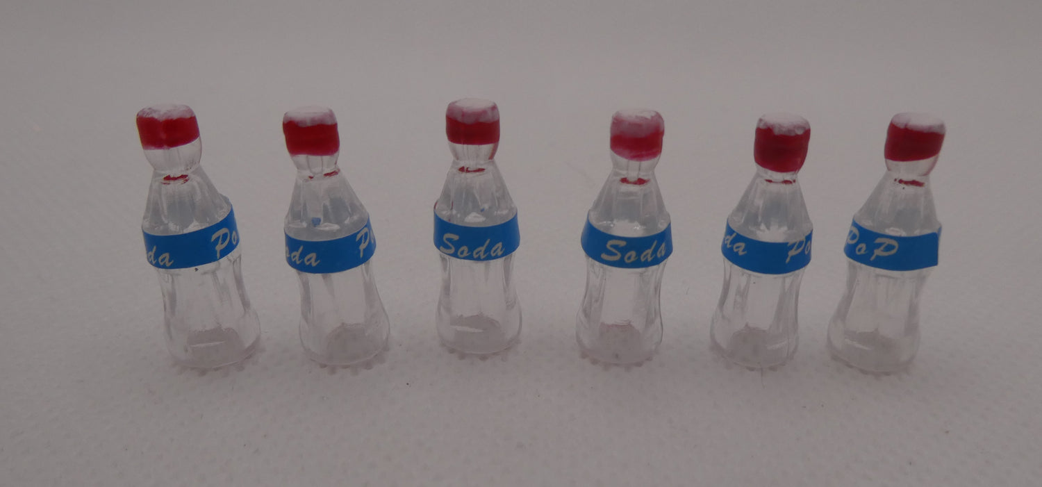 Limsapullot "soda" 1:12, 6 kpl
