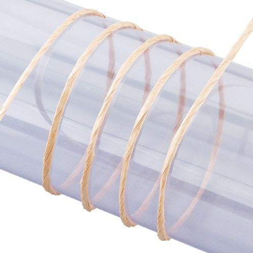 Metallilangalla vahvistettu paperinaru 2 mm, eri värejä