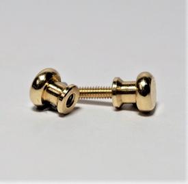 Kullatut pyöreät vetimet nukkekotiin, 6kpl