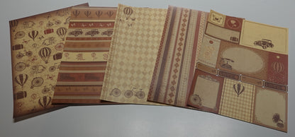 Washitarra-arkkeja 5 kpl/pkt, eri kuvioita